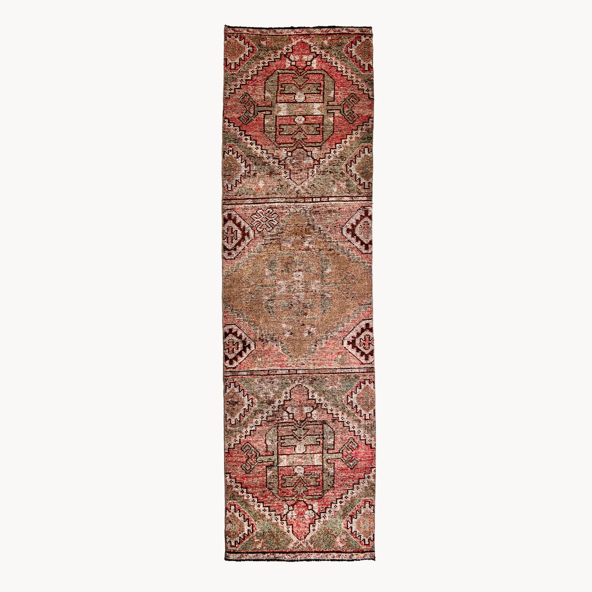 Coral Vintage Turkish Runner | 2’10” x 9’10” - Apartment F