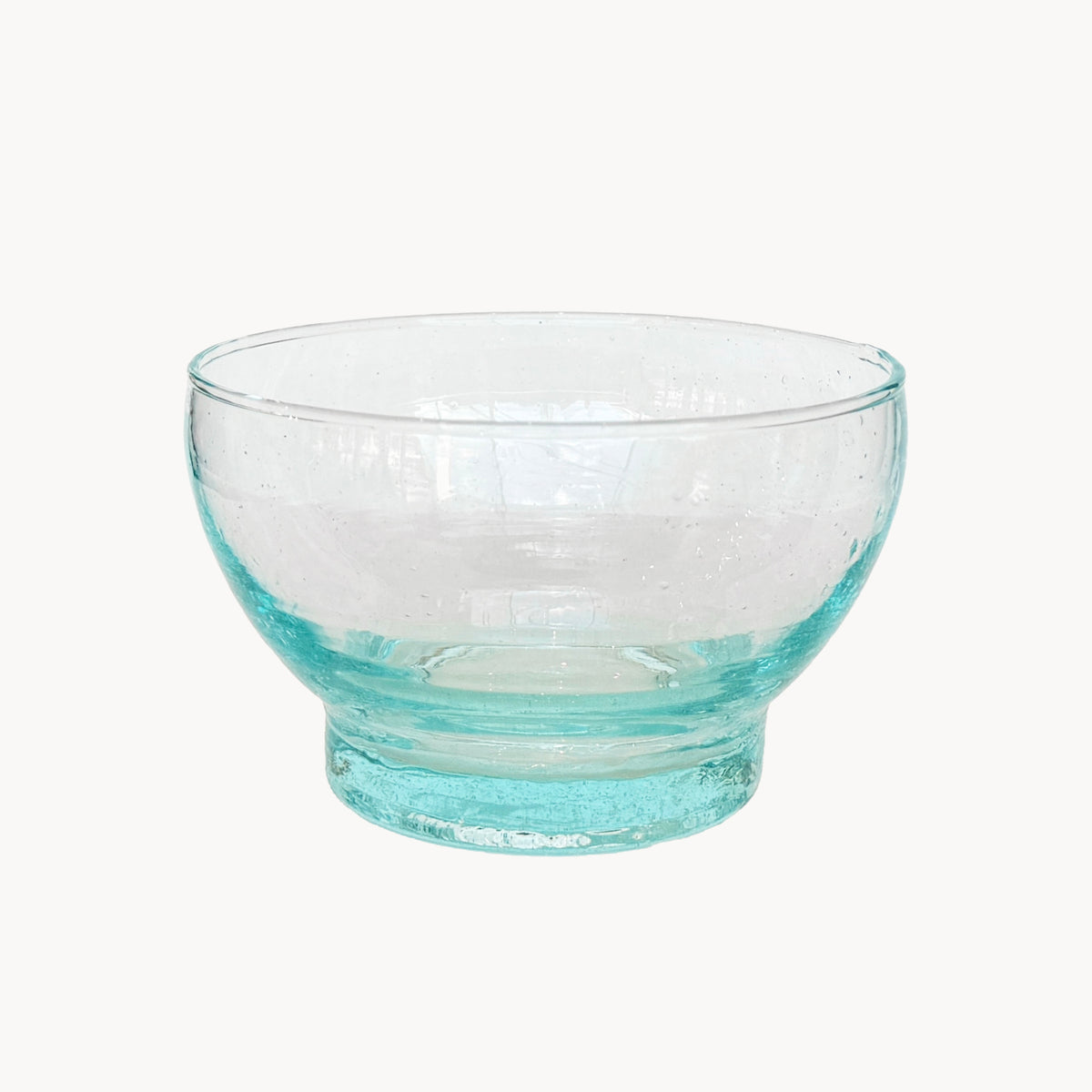 Moroccan Blown Glass Footed Nesting Bowl - Apartment F