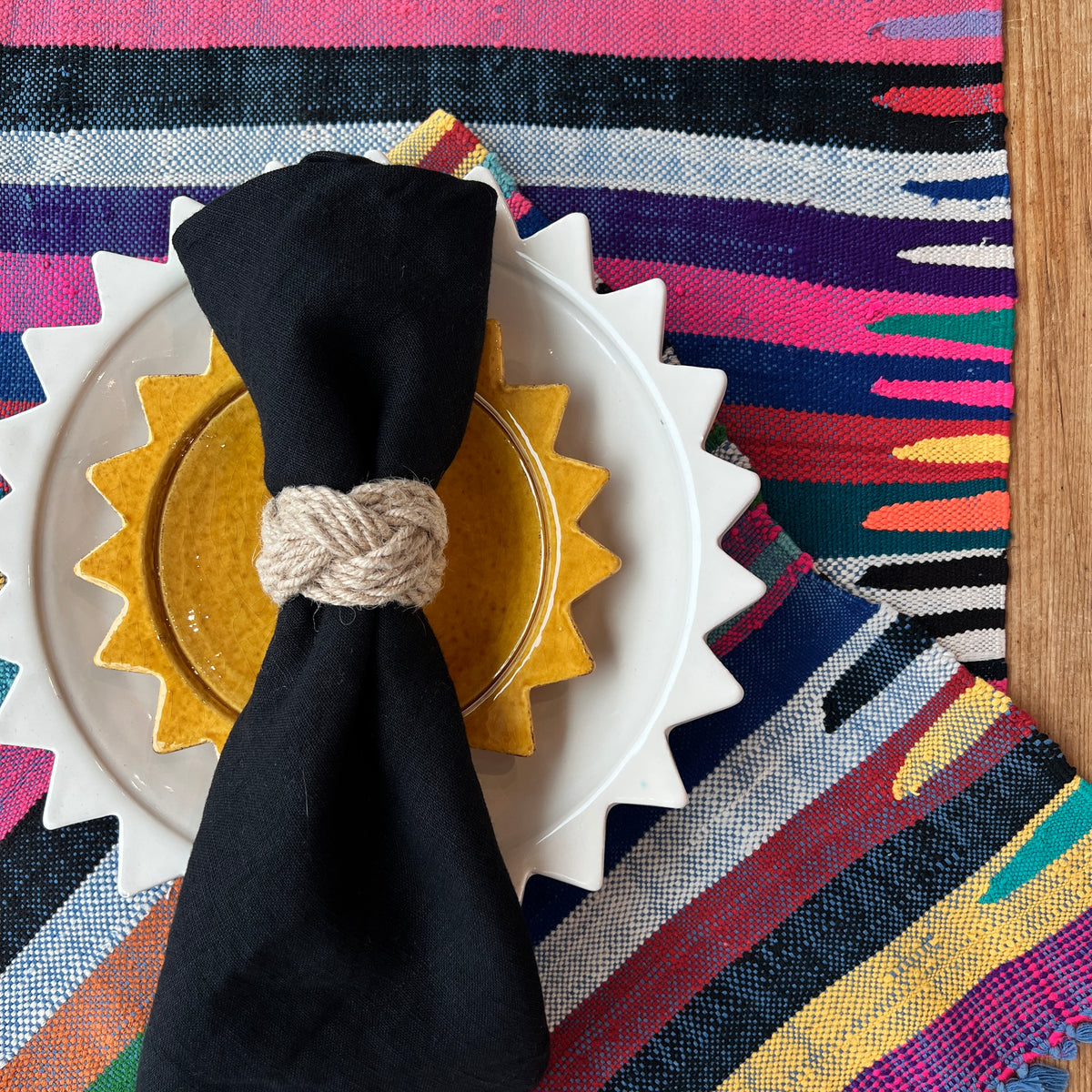 Handwoven Moroccan Table Runner - Apartment F