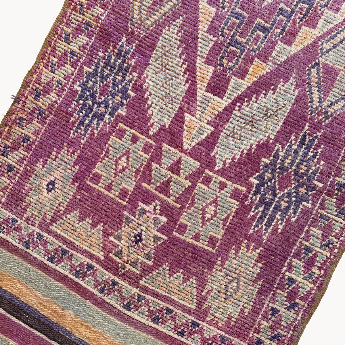 Kati Vintage Moroccan Runner | 3'11" x 10'3" - Apartment F