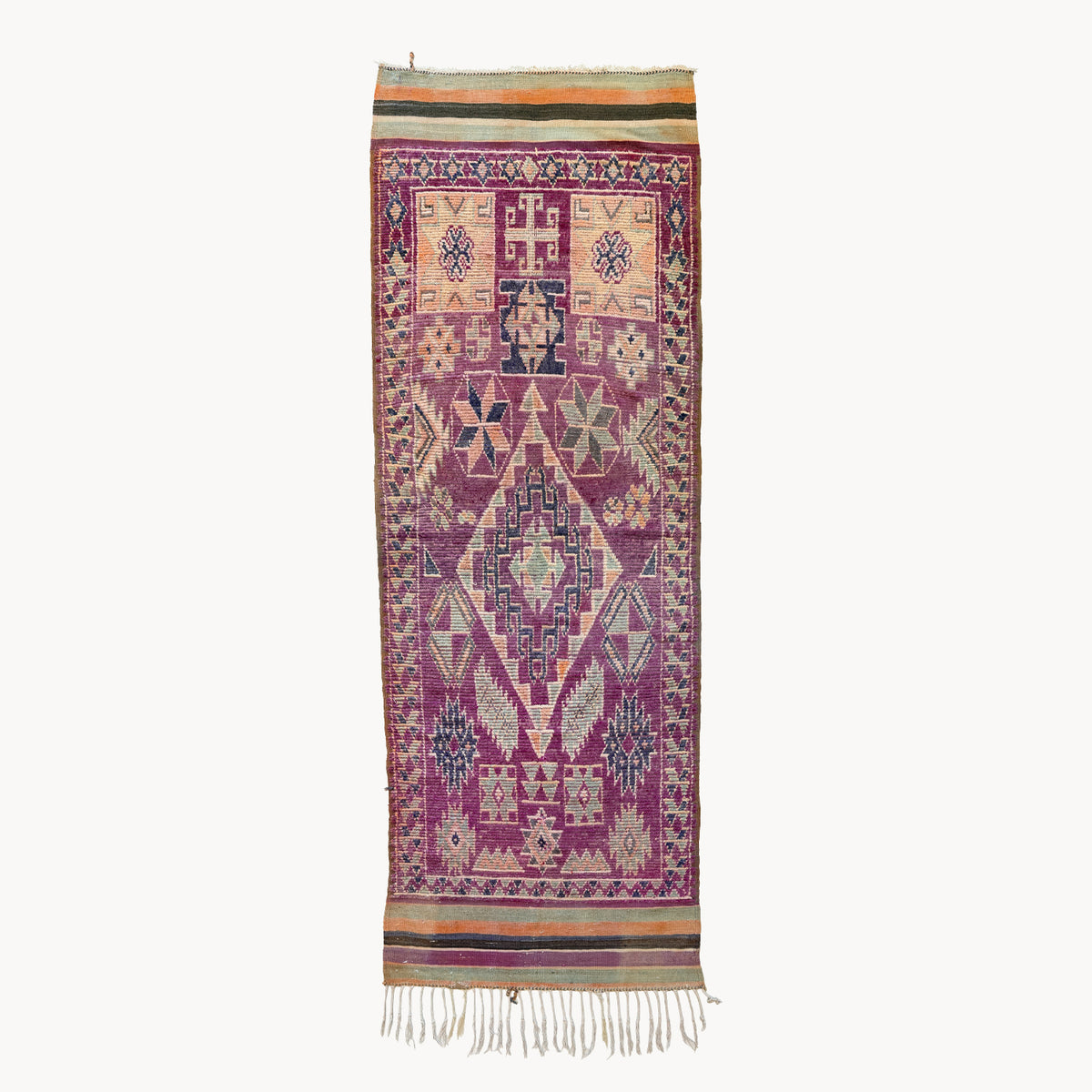 Kati Vintage Moroccan Runner | 3'11" x 10'3" - Apartment F