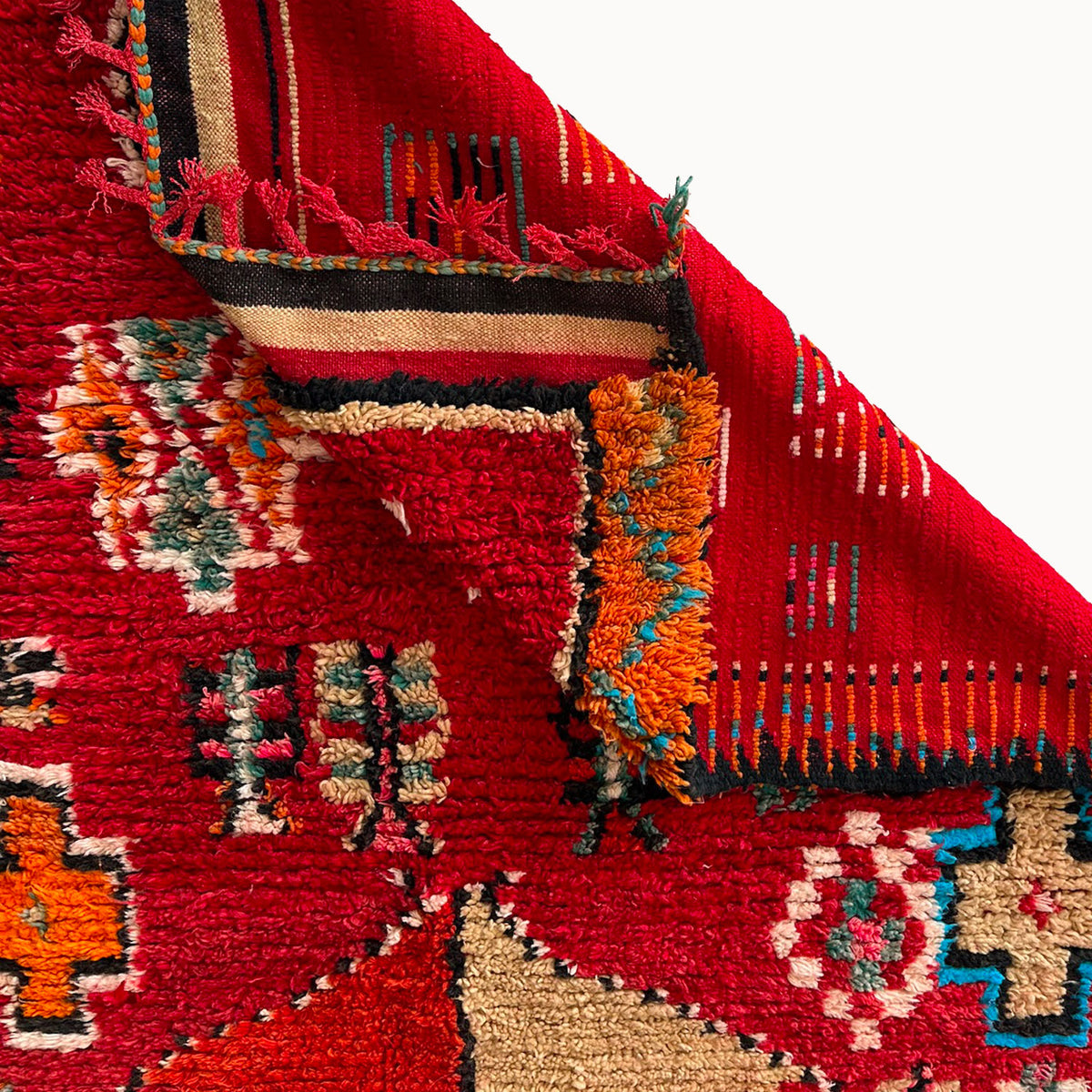 Rchem Vintage Moroccan Rug | 5’1” x 11’4” - Apartment F