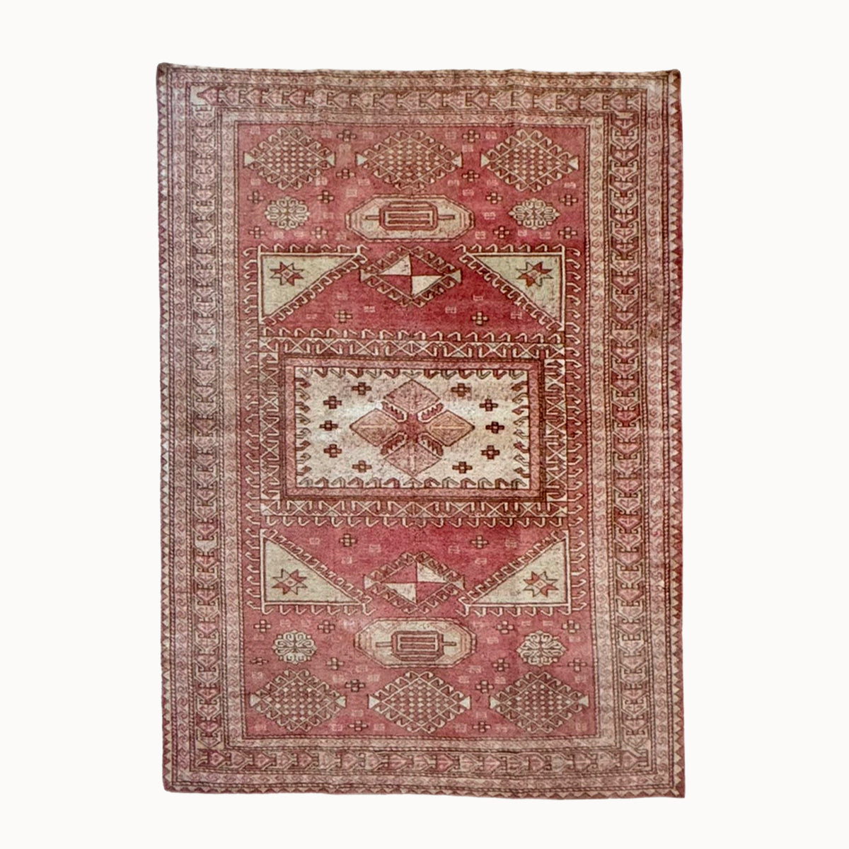 Rose Vintage Rug | 3'10” x 5'7” – Apartment F