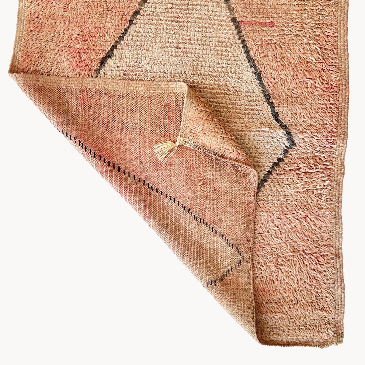 Rosy Vintage Moroccan Runner | 3' x 10'8" - Apartment F