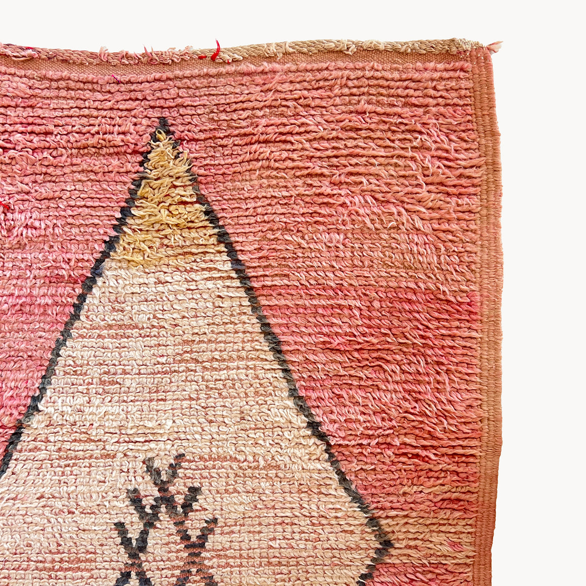 Rosy Vintage Moroccan Runner | 3' x 10'8" - Apartment F