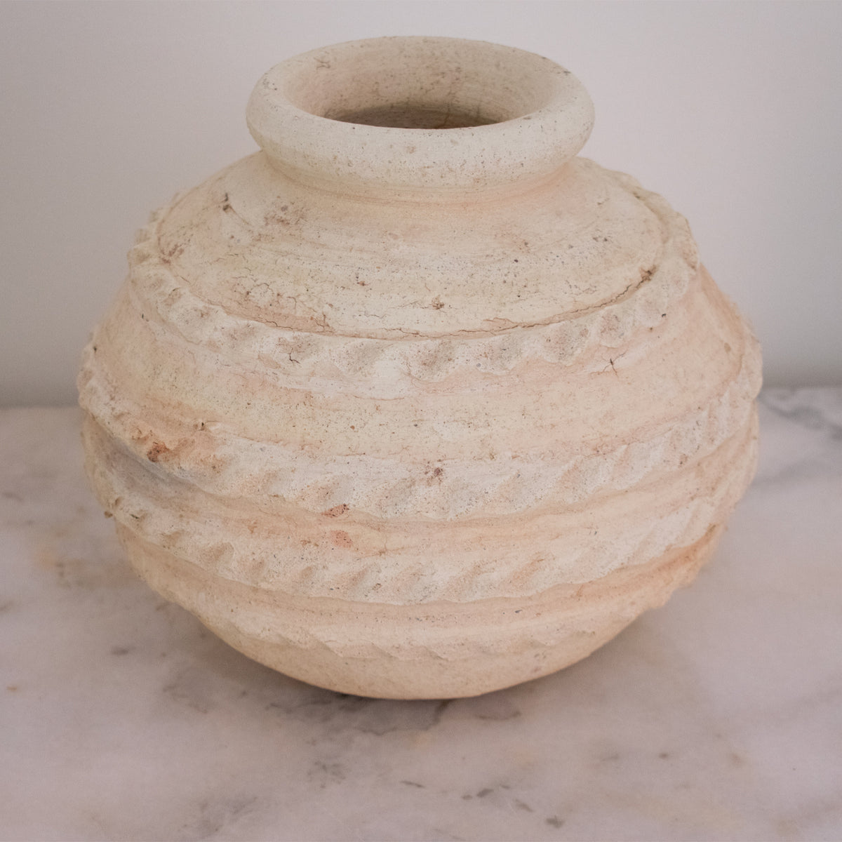 One of a Kind - Large White Zagora Vase - Apartment F