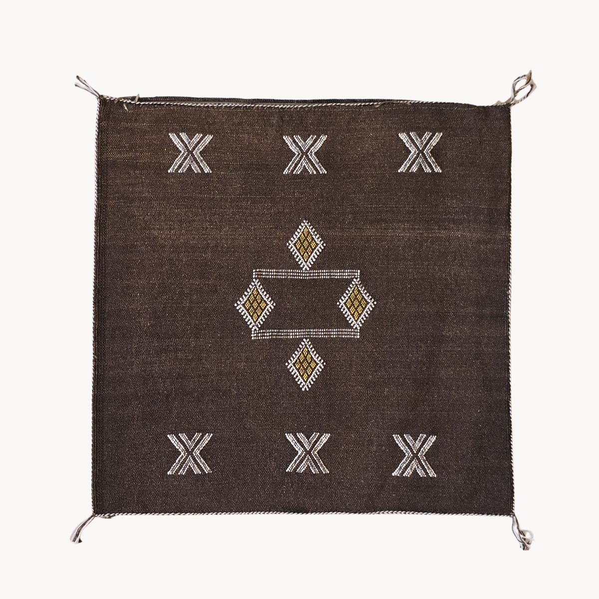Sabra Handwoven Pillow | Brown - Apartment F