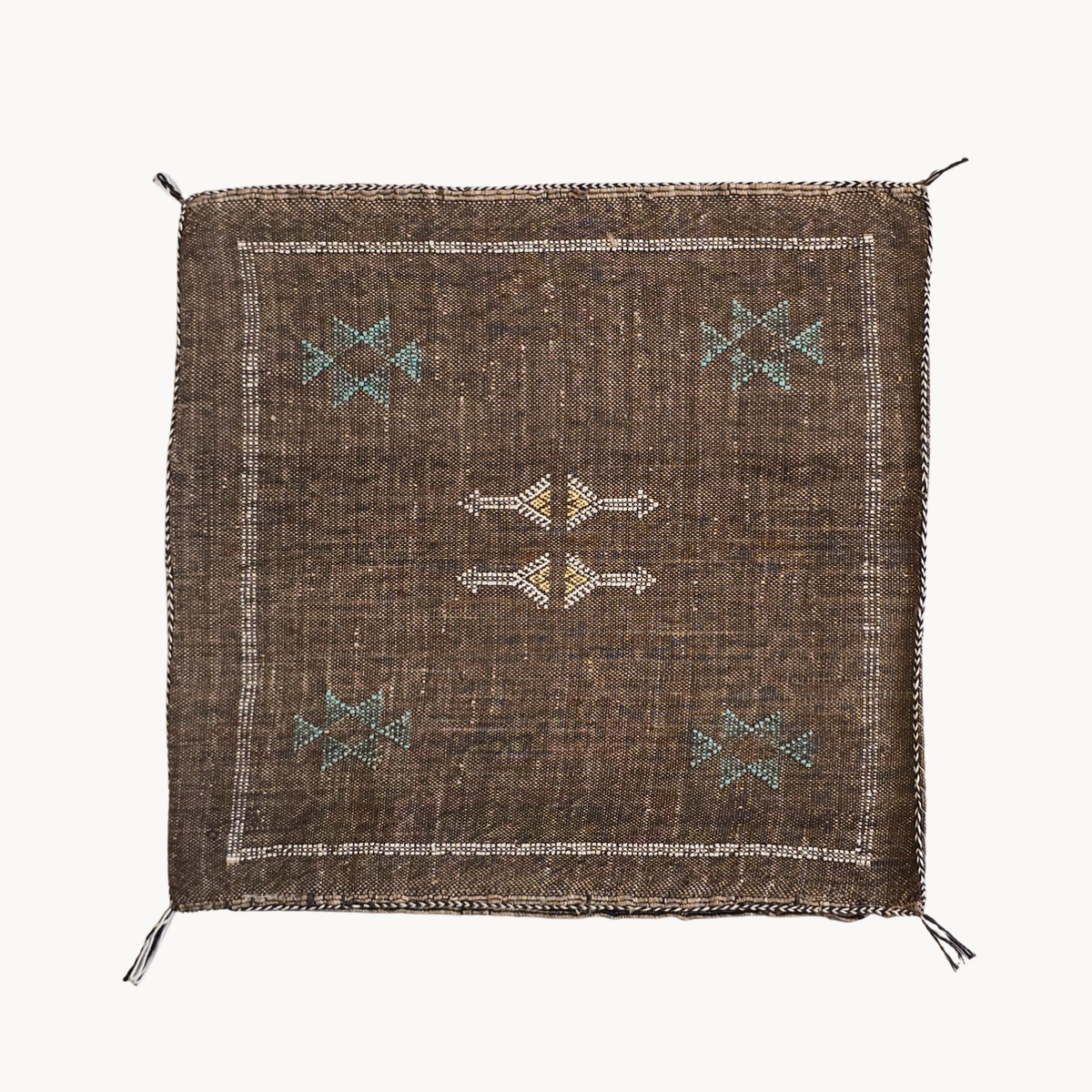 Sabra Handwoven Pillow | Brown - Apartment F