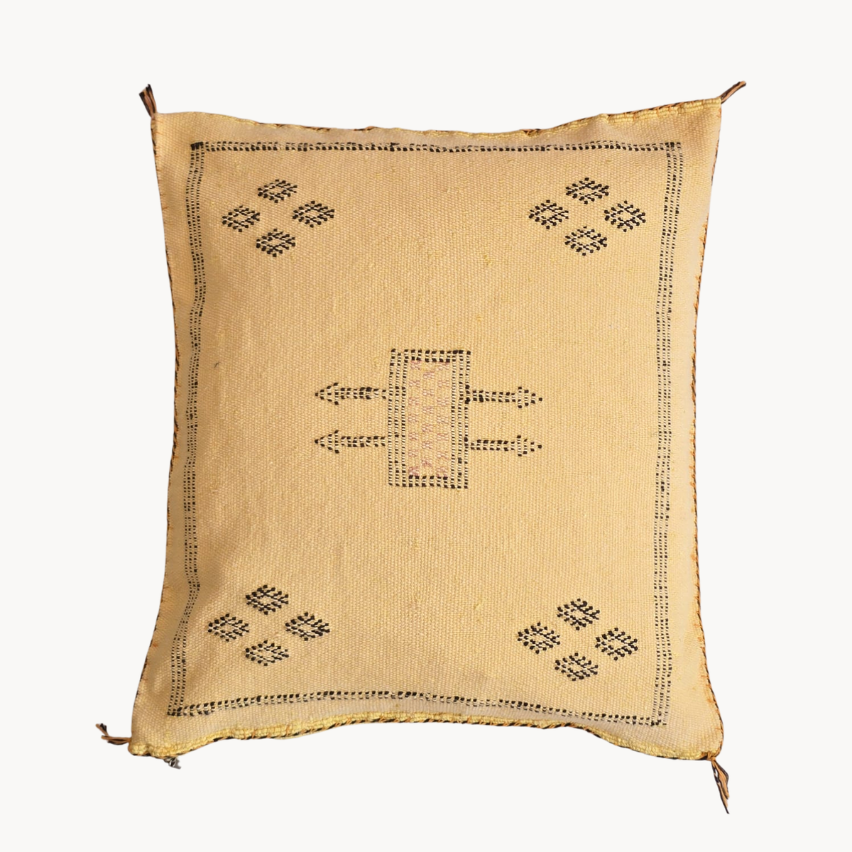 Sabra Handwoven Pillow | Yellow - Apartment F