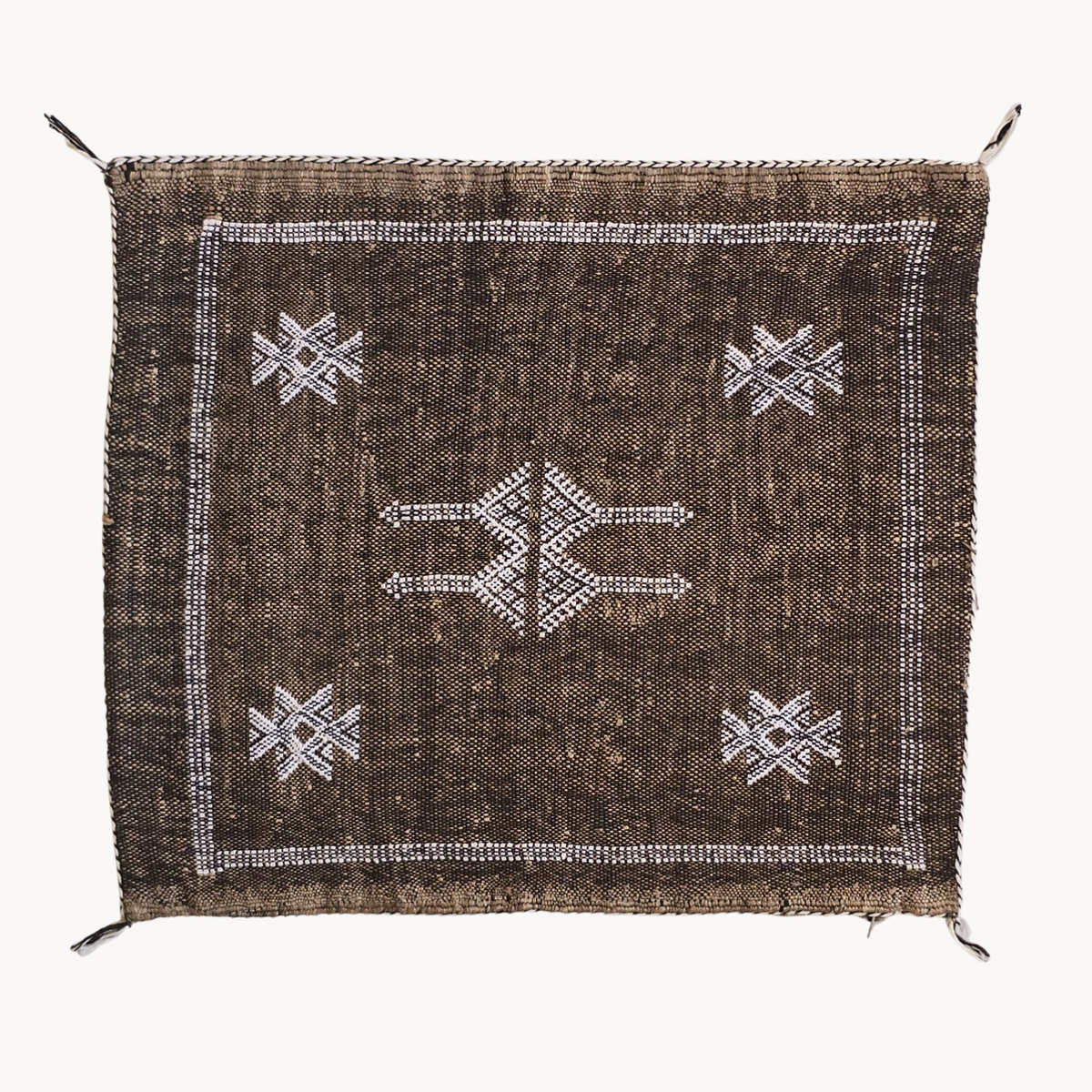 Sabra Handwoven Pillow | Brown - Apartment F