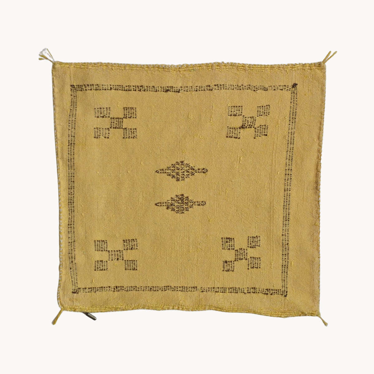 Sabra Handwoven Pillow | Yellow - Apartment F