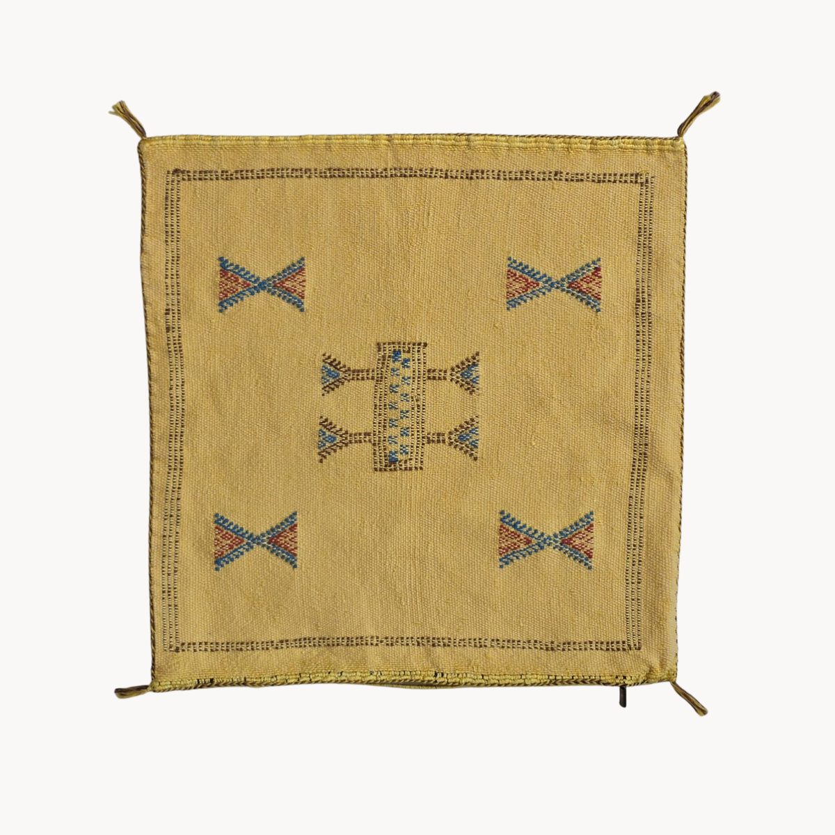 Sabra Handwoven Pillow | Yellow - Apartment F