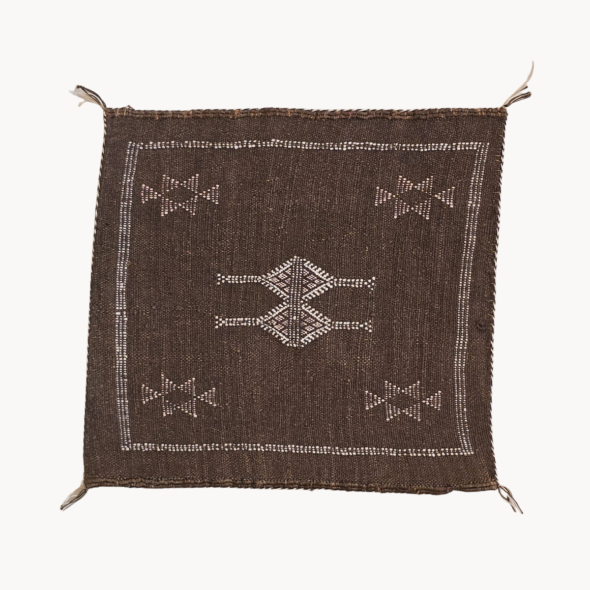 Sabra Handwoven Pillow | Brown - Apartment F