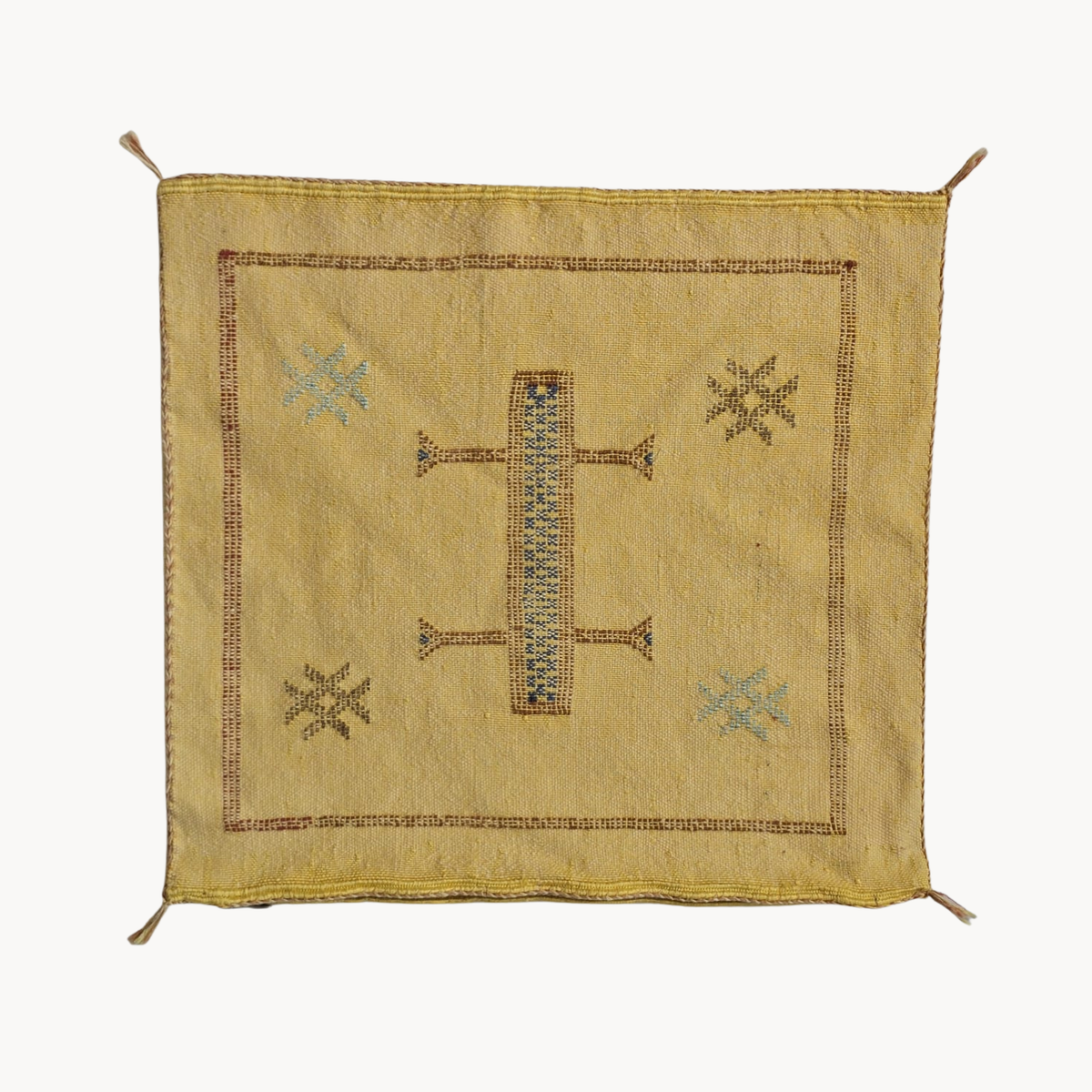Sabra Handwoven Pillow | Yellow - Apartment F