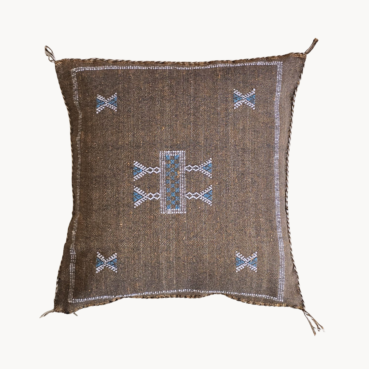Sabra Handwoven Pillow | Brown - Apartment F