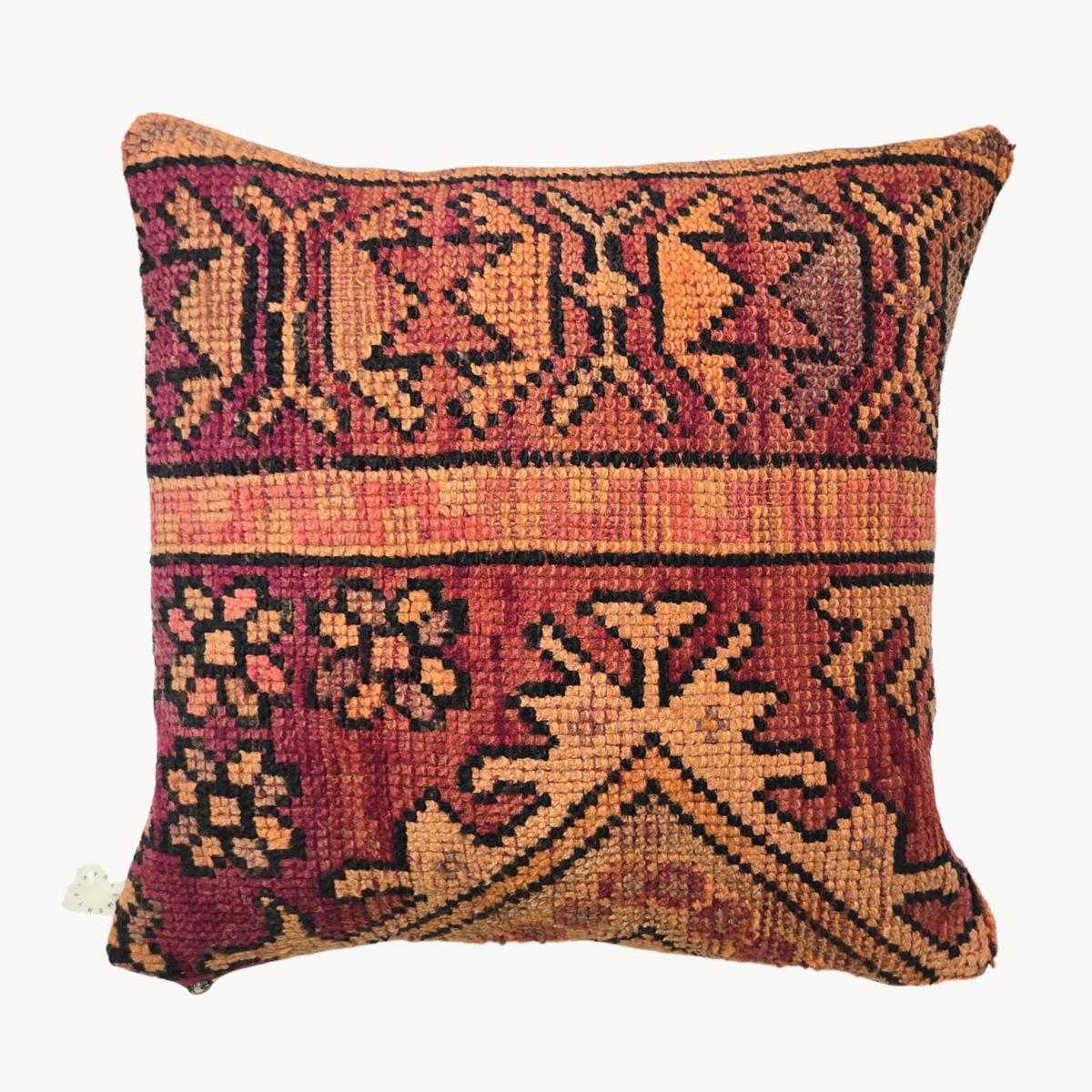 Reversible Moroccan Rug Pillow - Apartment F
