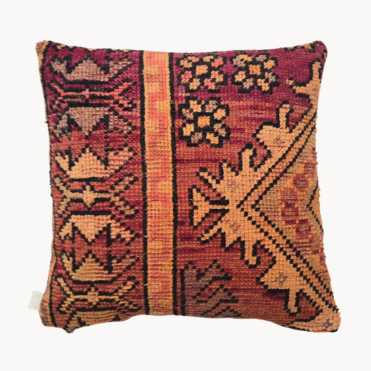 Reversible Moroccan Rug Pillow - Apartment F