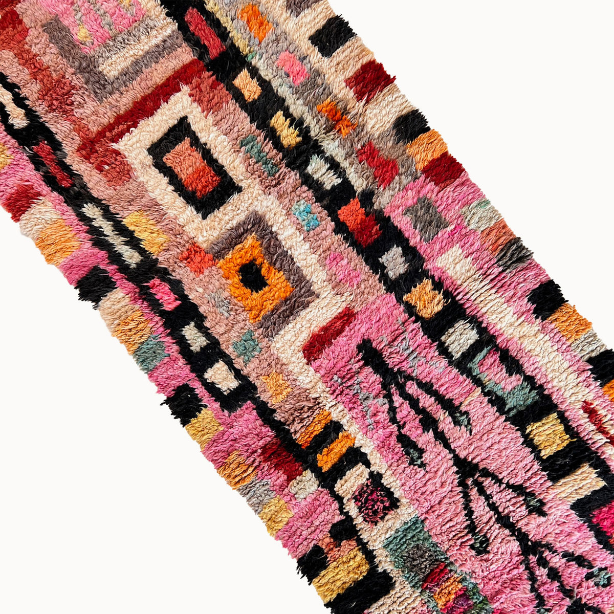 Elamria Contemporary Moroccan Rug | 3'4" x 10'4" - Apartment F