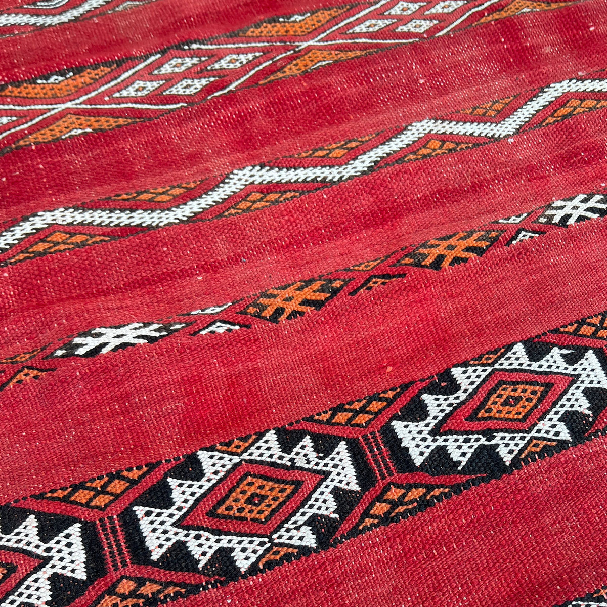 Moha Vintage Moroccan Kilim Rug | 3’3” x 4’2” - Apartment F