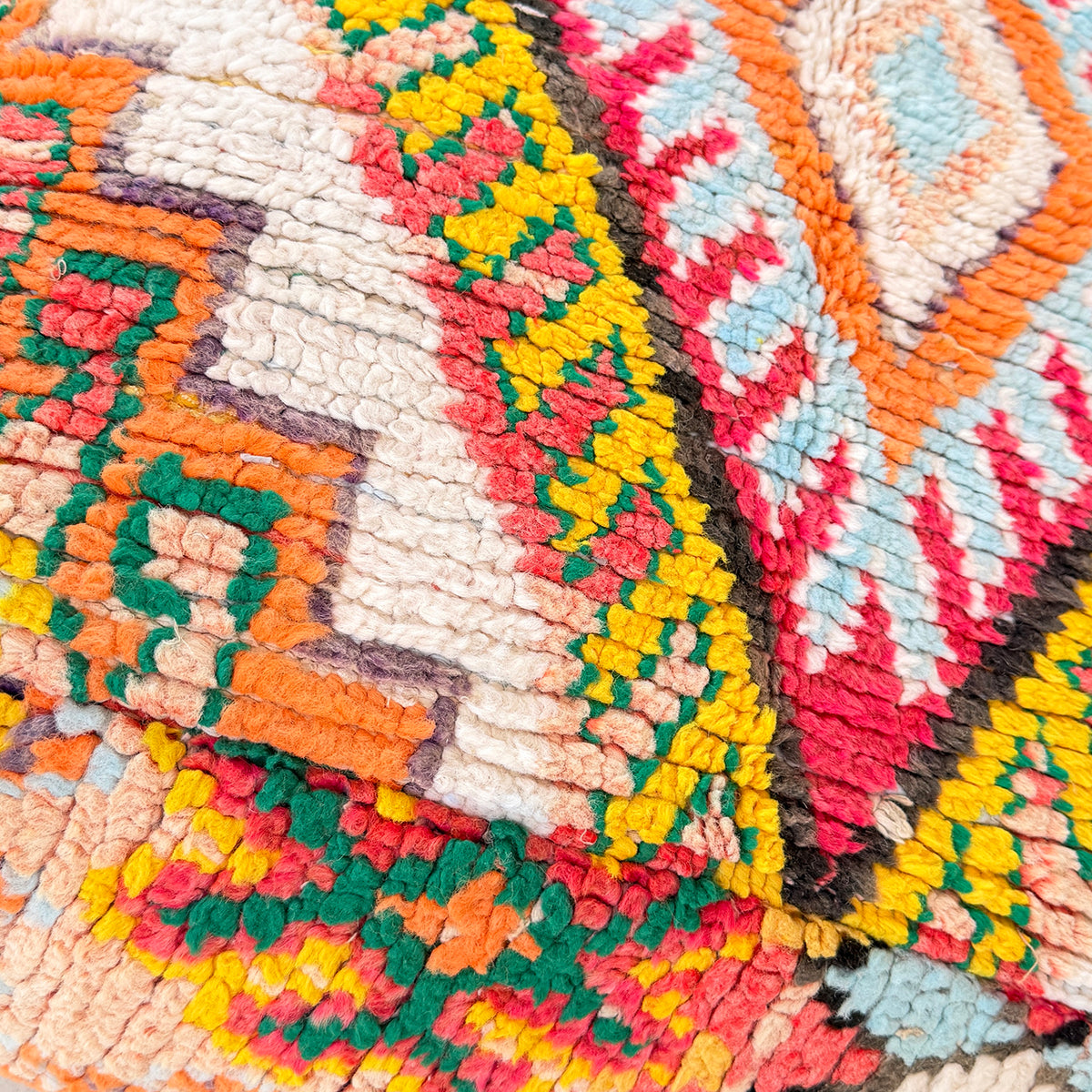 Jourdan Moroccan Vintage Rug Pouf - Apartment F