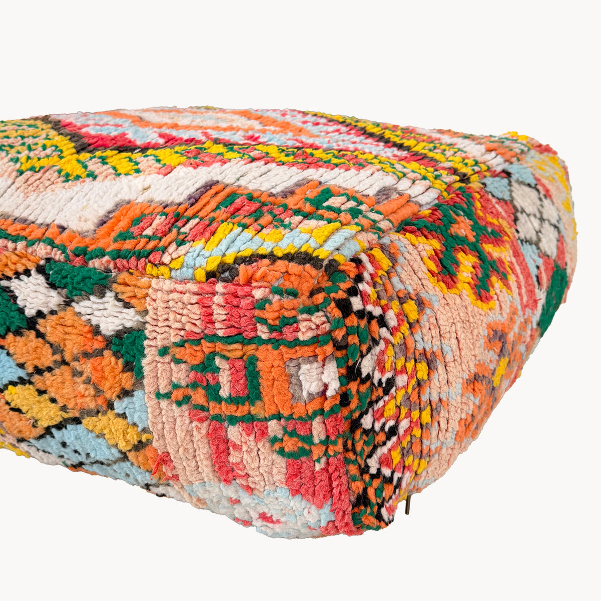 Jourdan Moroccan Vintage Rug Pouf - Apartment F