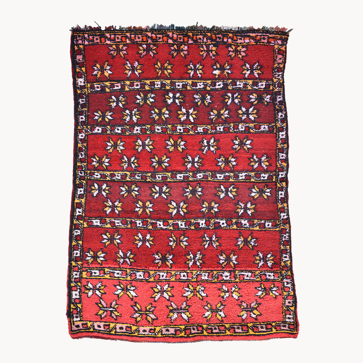 Latifa Vintage Moroccan Rug | 3'2" x 4'9" - Apartment F