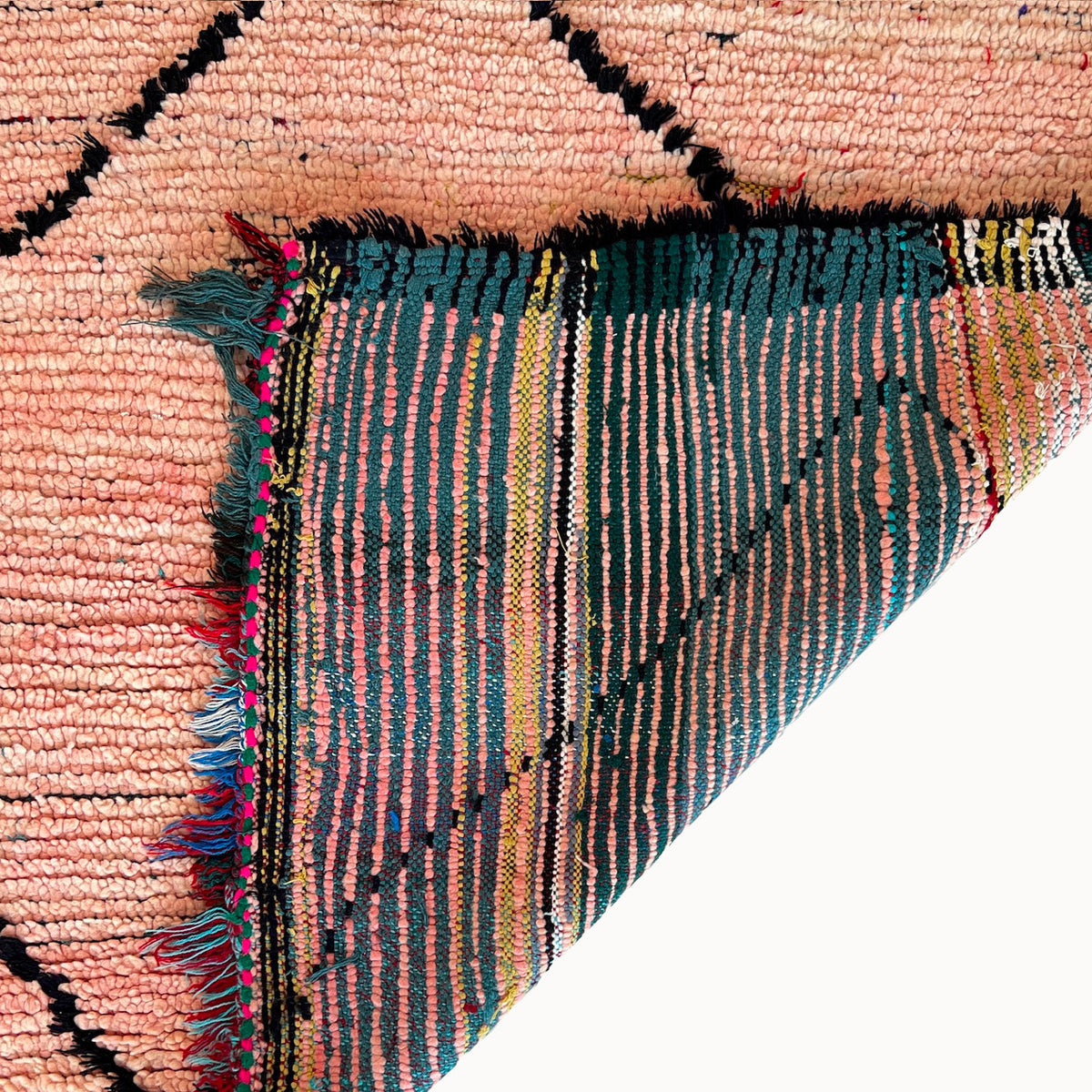 Elmahi Vintage Moroccan Runner Rug | 3’6” x 6’10” - Apartment F