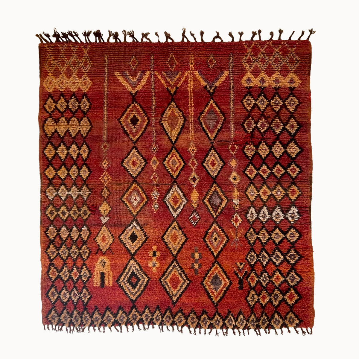 Arthur Vintage Moroccan Square Area Rug | 5’10” x 6’6” - Apartment F
