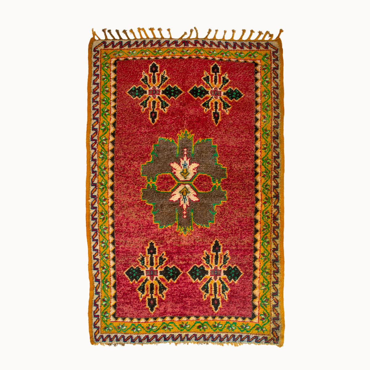 Ariana Vintage Moroccan Taznakht Rug | 4'4" x 7'3" - Apartment F