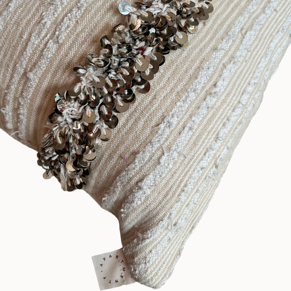 Striped Sequin Handira Pillow - Apartment F