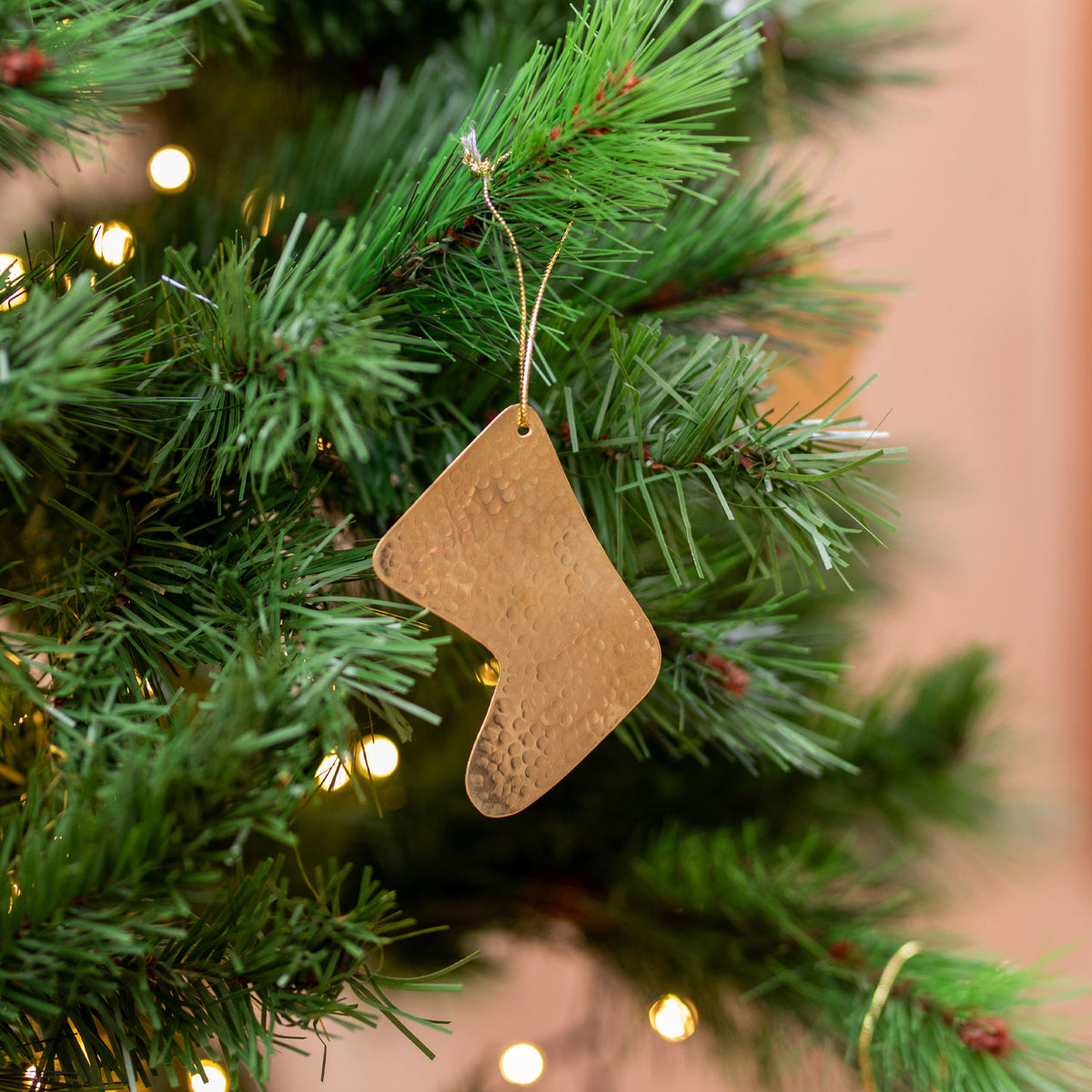 Handcrafted Brass Ornament | Stocking - Apartment F