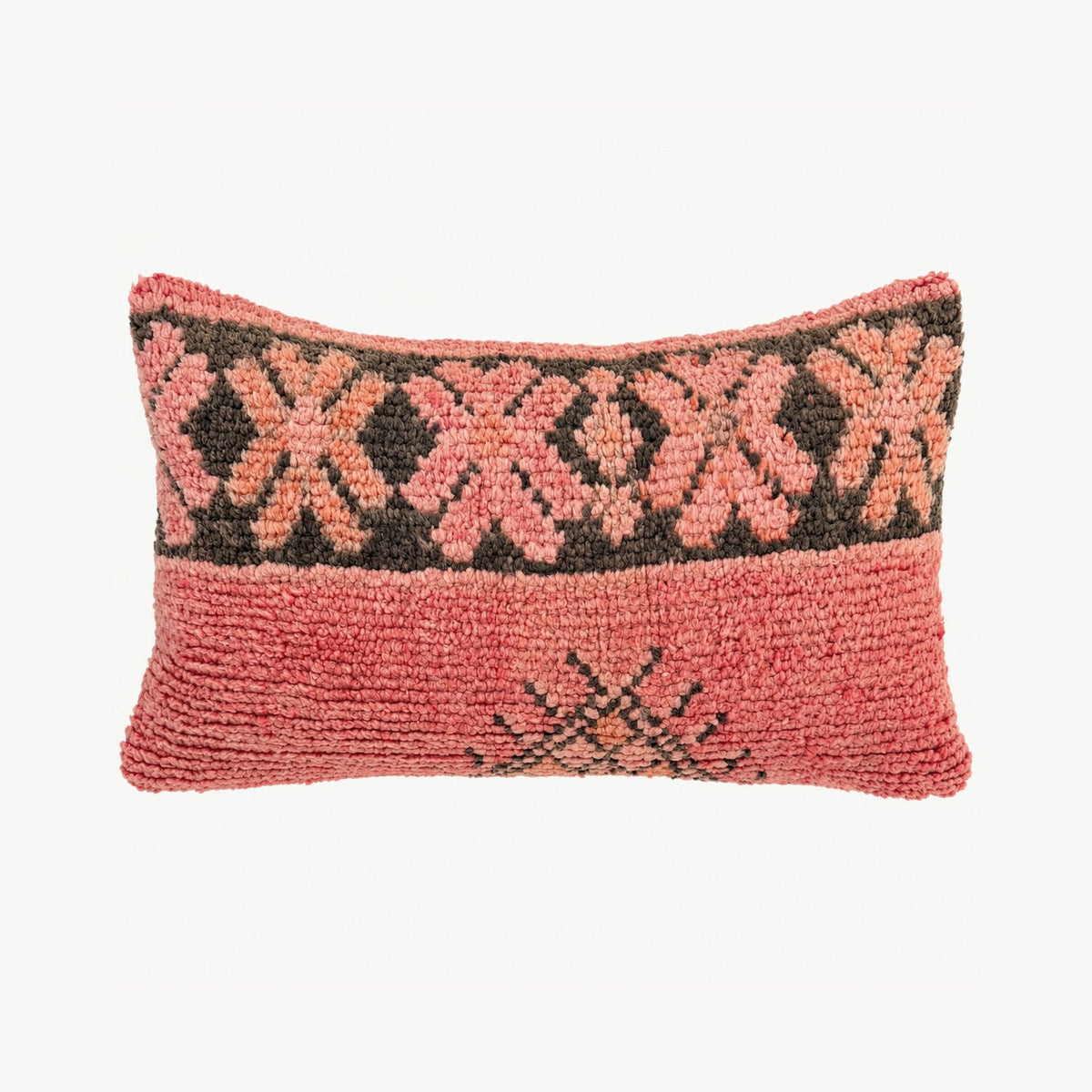 Tilda Moroccan Rug Pillow Lumbar — No. 8 front