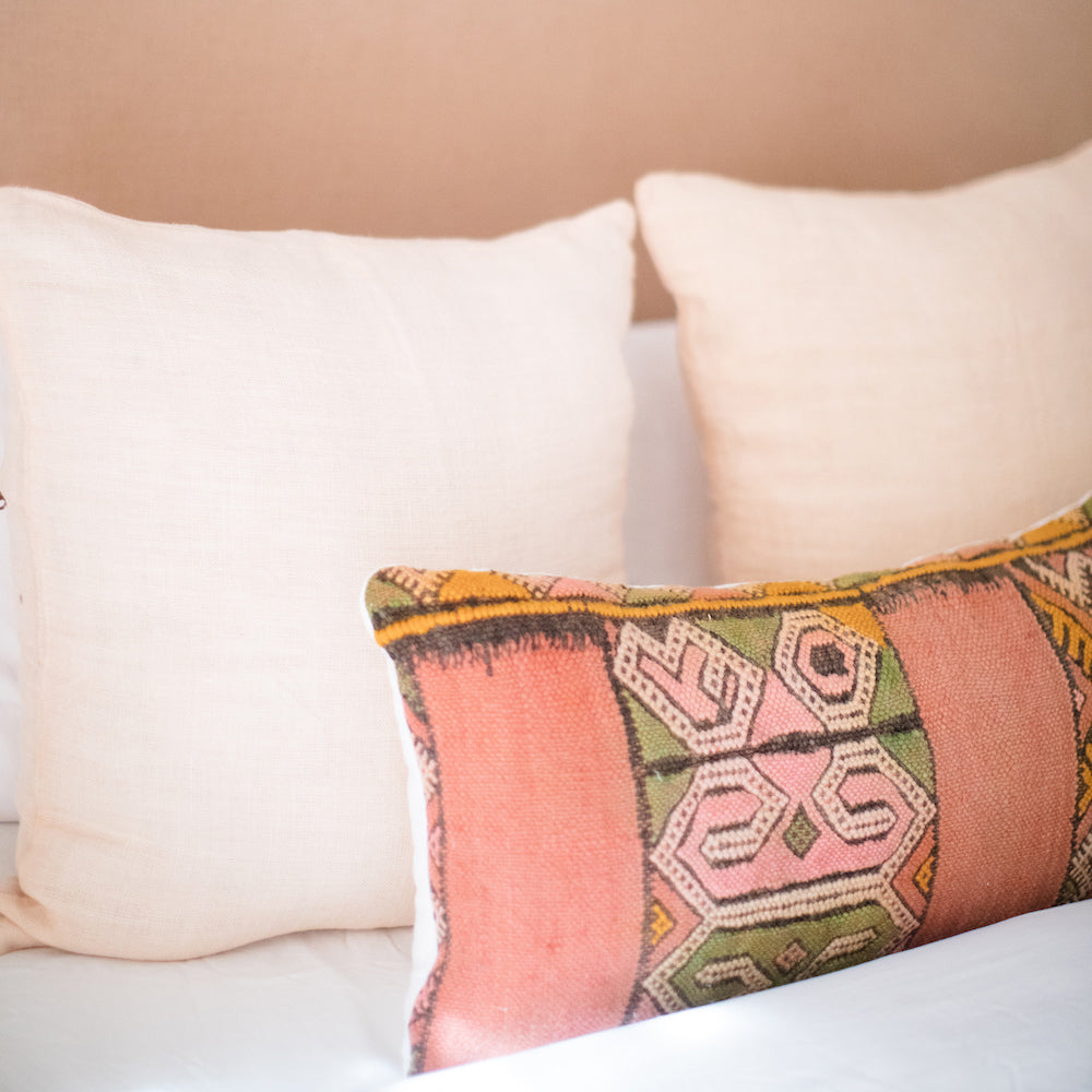 Moroccan Kilim Lumbar Pillow - Apartment F