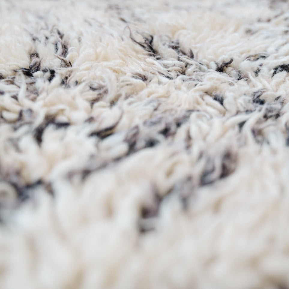 Mamoun Vintage Beni Ourain Rug | 6'3" x 8'8" - Apartment F