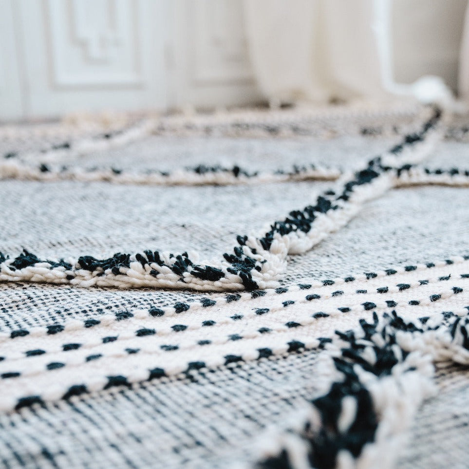 Yousri Contemporary Moroccan Rug | 6'5" x 10'7" - Apartment F