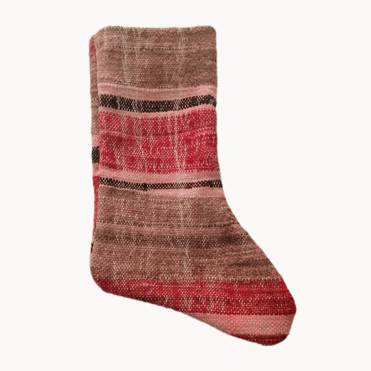 Handwoven Christmas Stocking | Multi Stripe - Apartment F