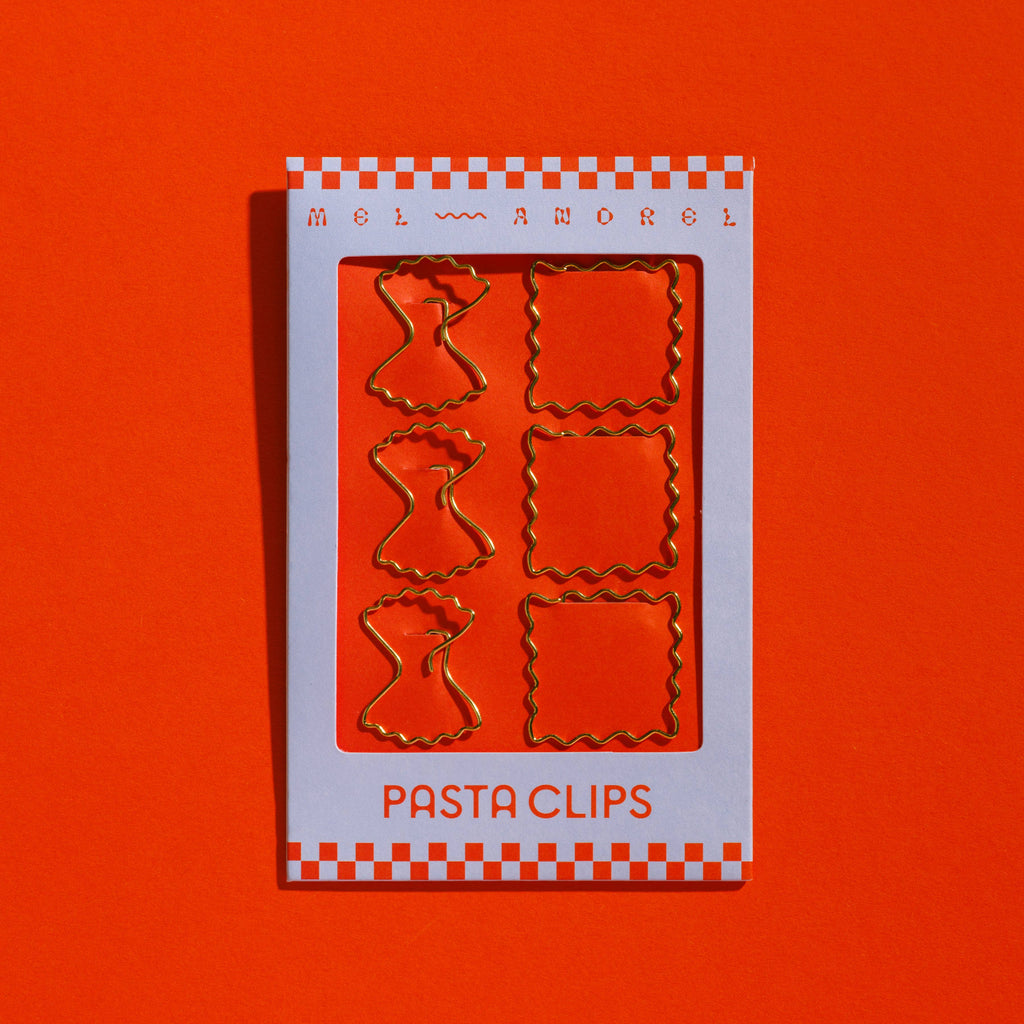 Pasta Paper Clips - Ravioli + Farfalle - Apartment F