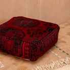 Bordeaux Rug Ottoman Pouf - Apartment F
