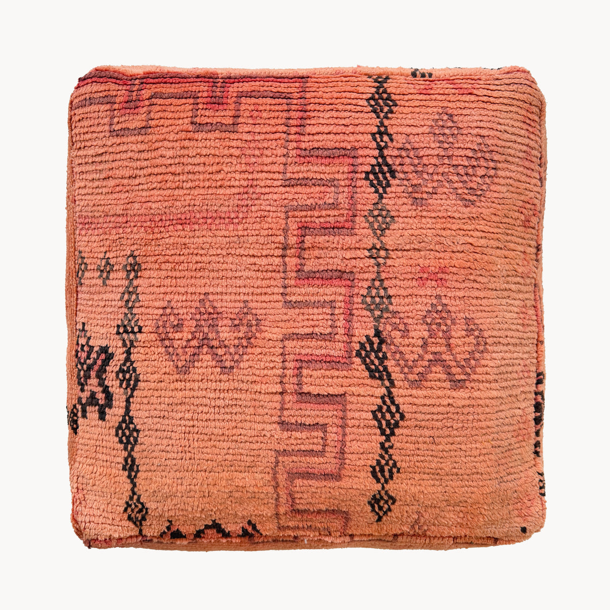 Amie Vintage Moroccan Rug Pouf - Apartment F