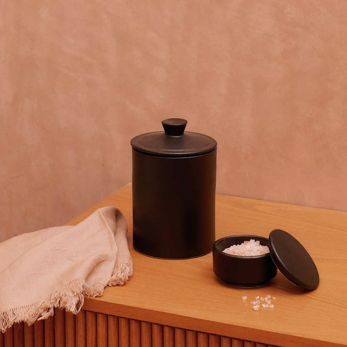 Handcrafted Ceramic Canister - Apartment F