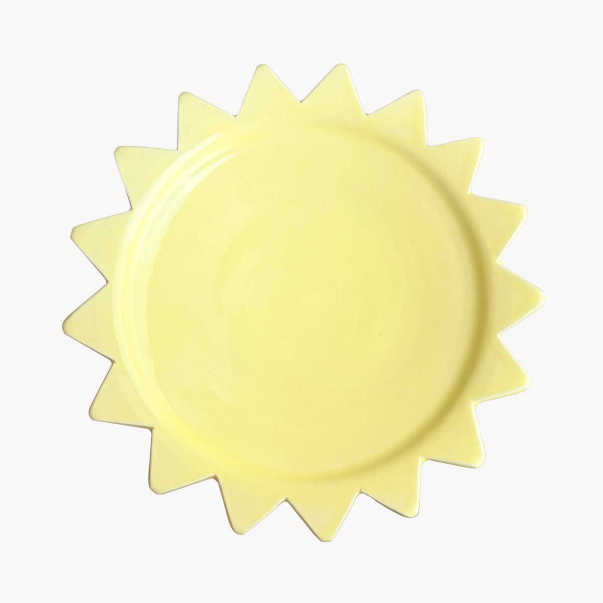 Ceramic Sun Plate by Apartment F - Apartment F