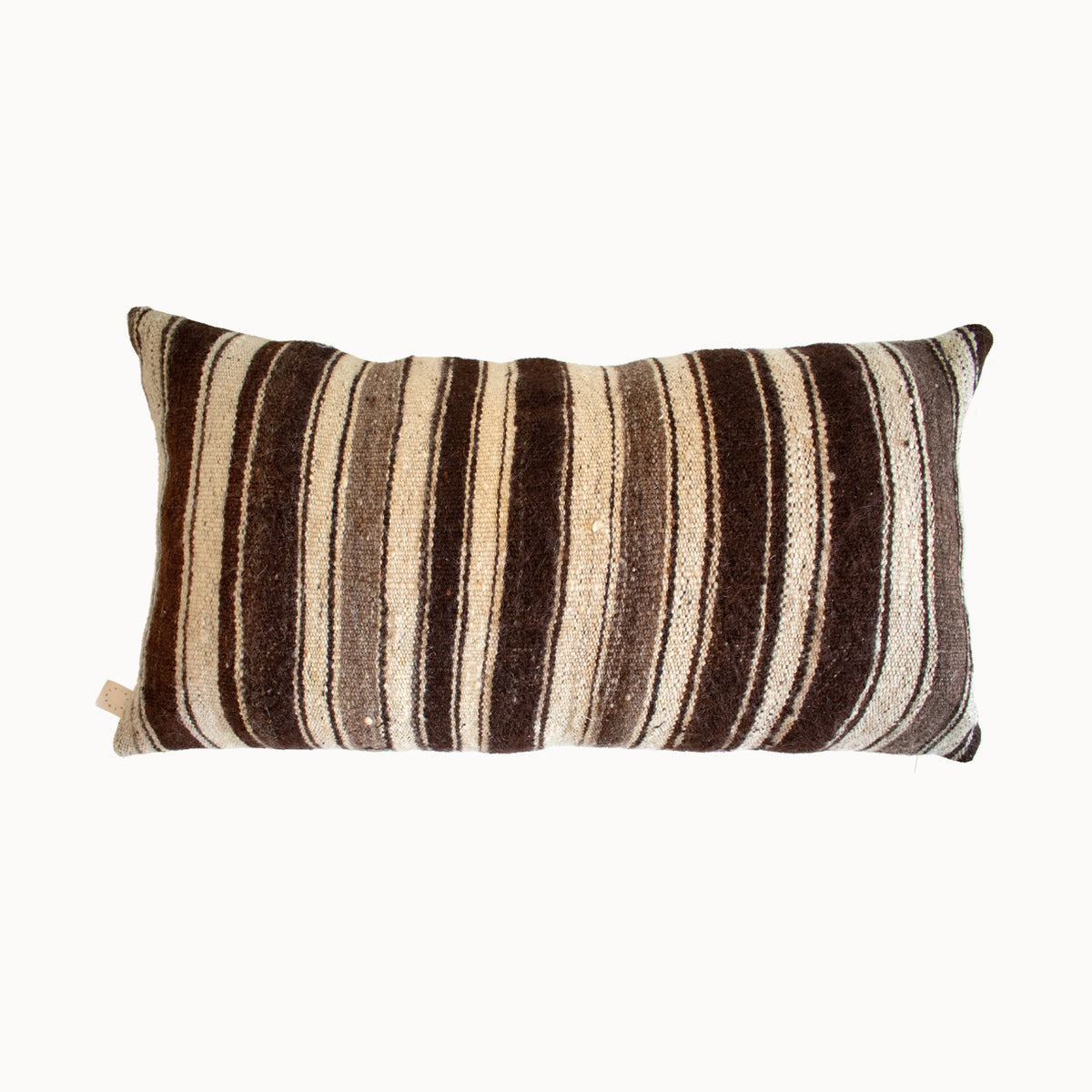 Chocolate Brown Handwoven King Size Pillow - Apartment F