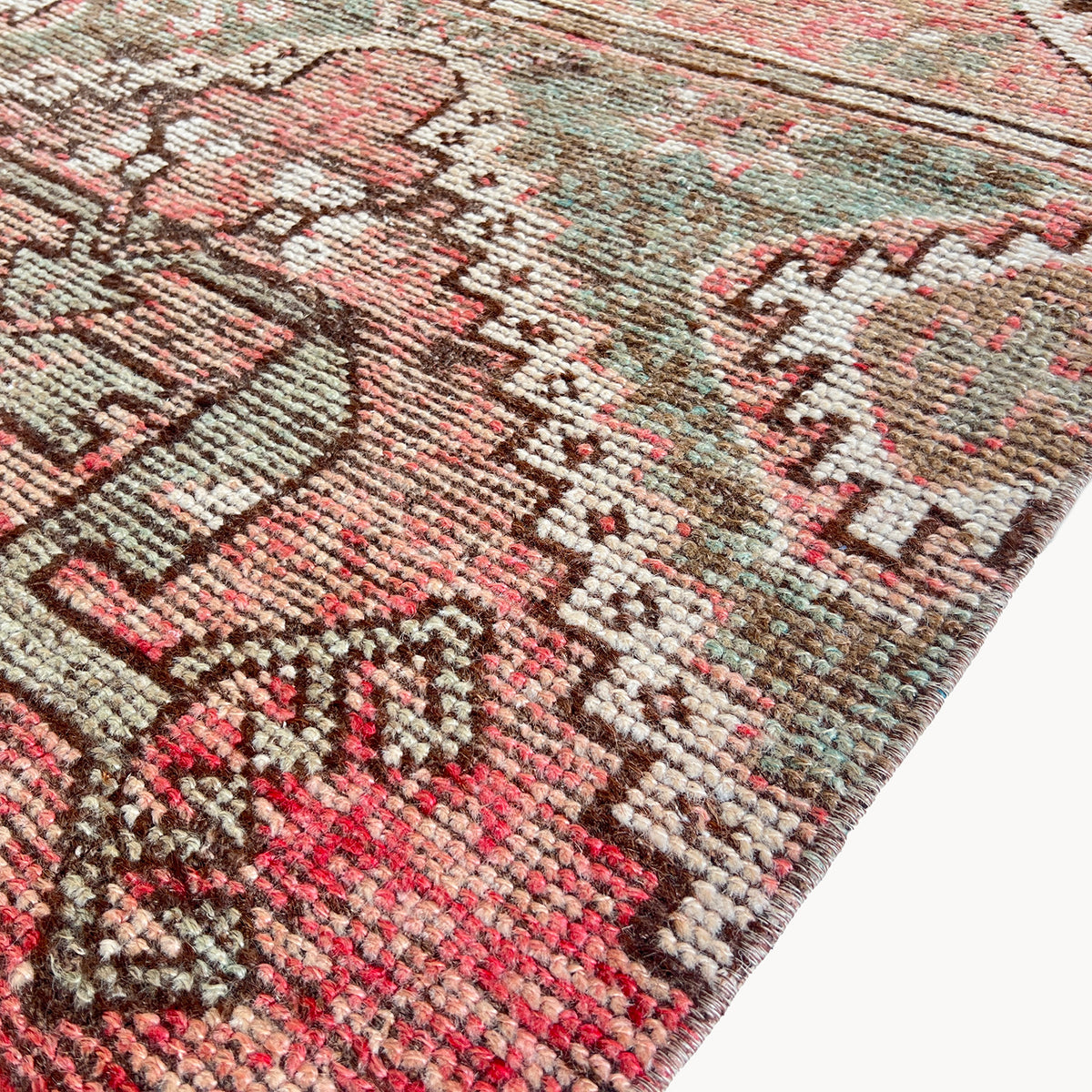 Coral Vintage Turkish Runner | 2’10” x 9’10” - Apartment F