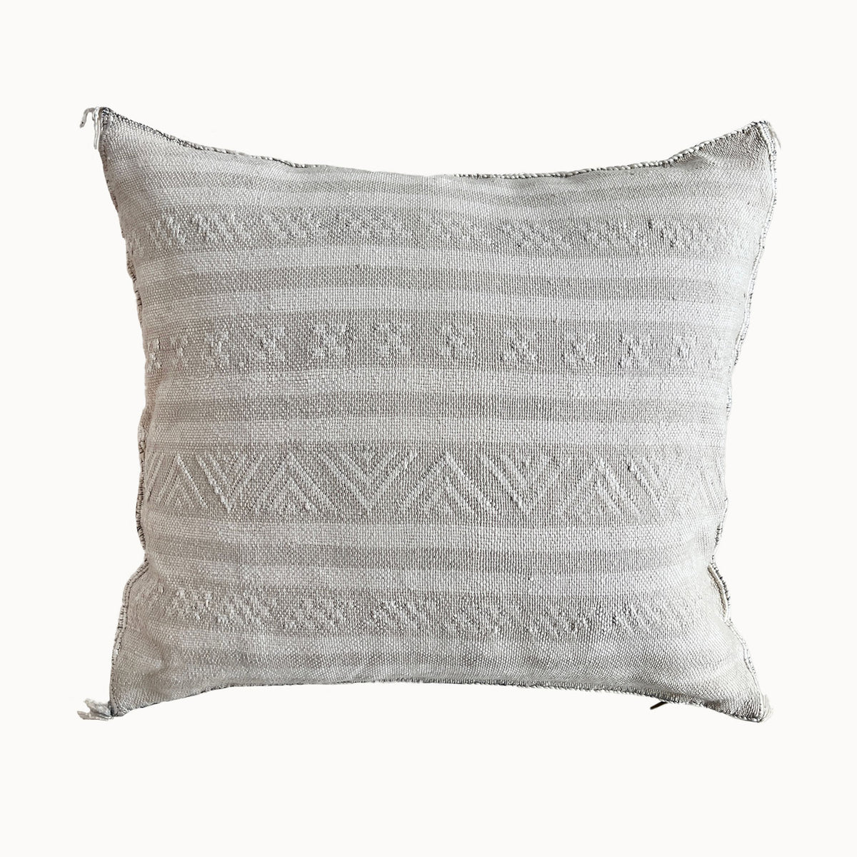 Desert Stripe Cactus Pillow |  Bone - Apartment F