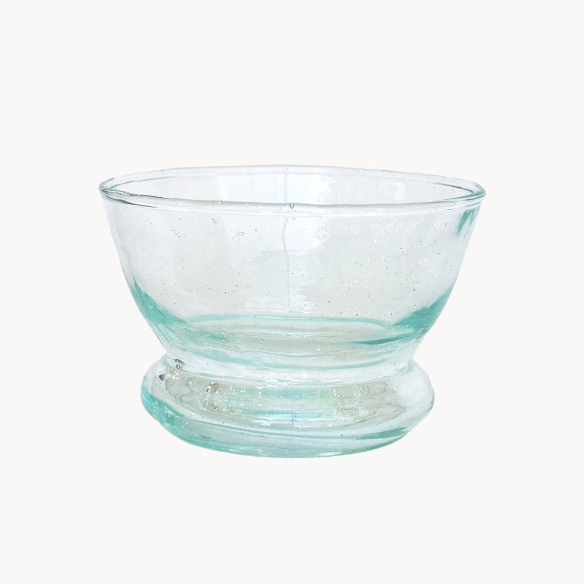 Moroccan Blown Glass Footed Dip Bowl - Apartment F