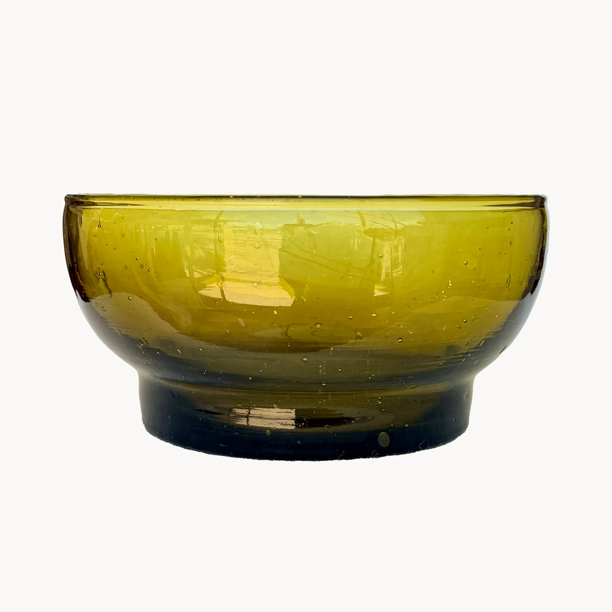 Moroccan Blown Glass Footed Nesting Bowl - Apartment F