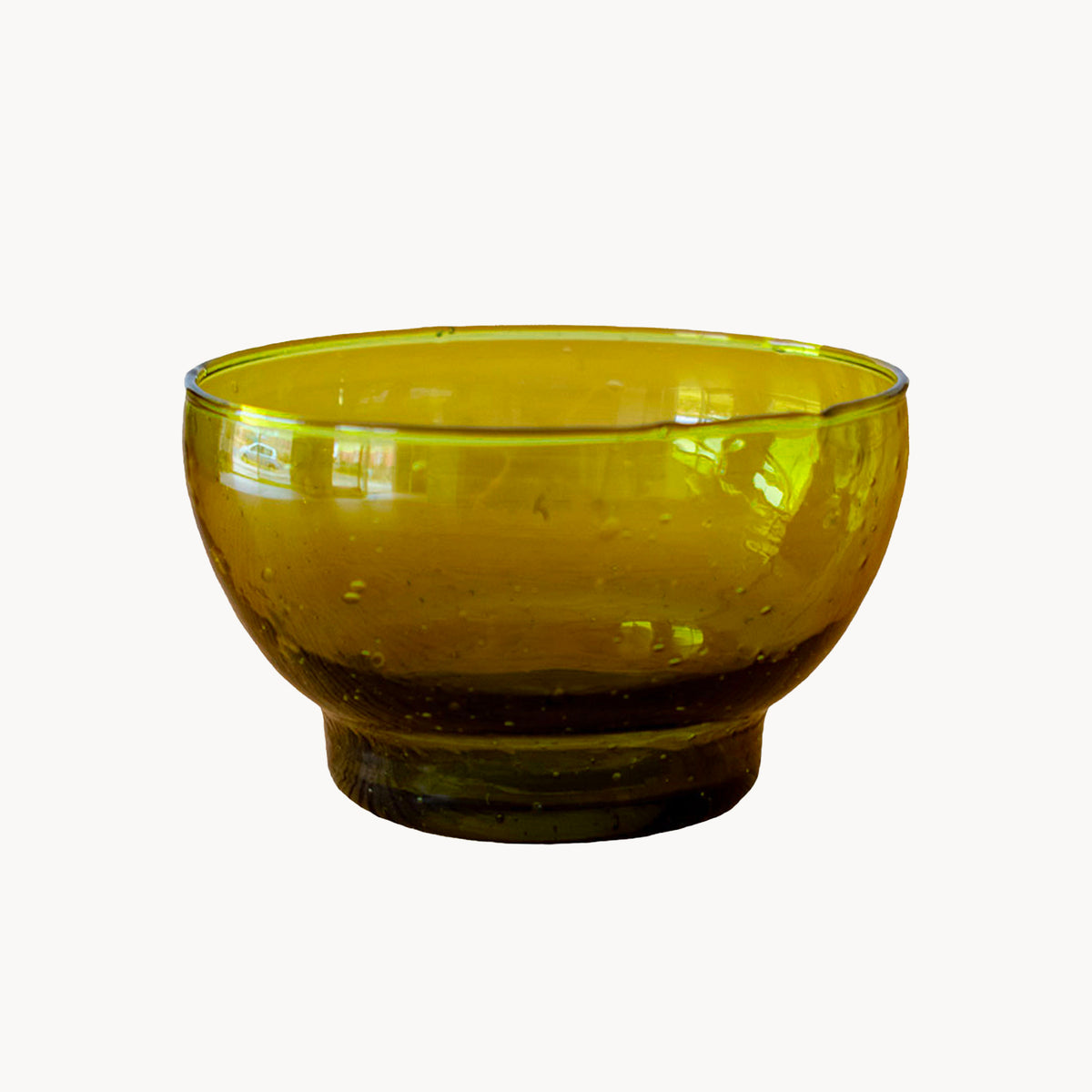 Moroccan Blown Glass Footed Nesting Bowl - Apartment F