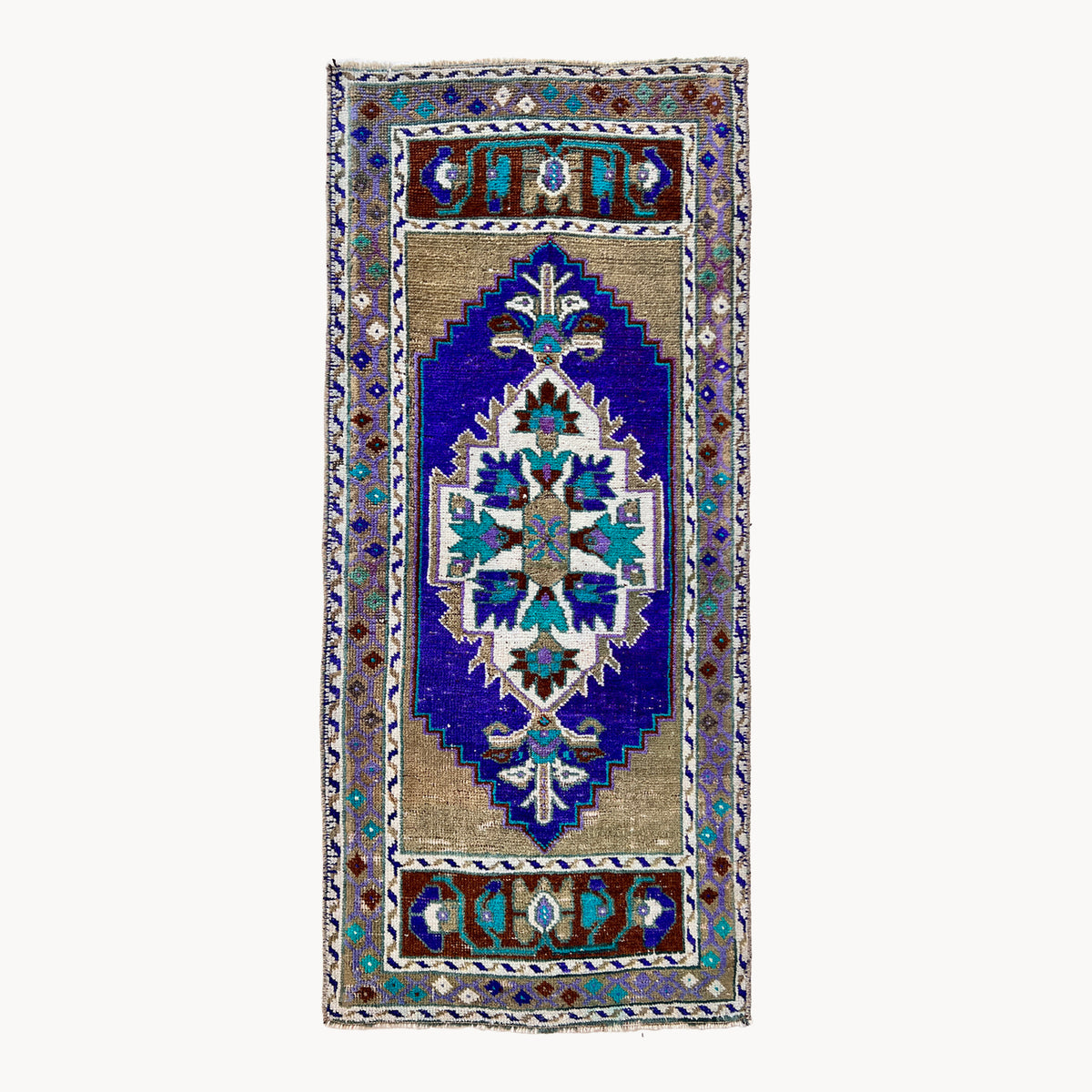 Lyra Vintage Turkish Mini Rug | 1'9" x 4' - Apartment F