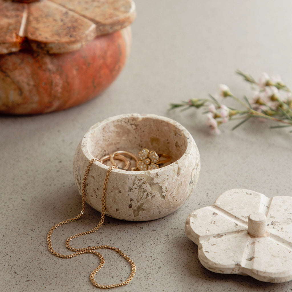 Travertine Trinket Box - Apartment F