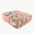 Emelie Moroccan Upcycled Rug Pouf - Apartment F